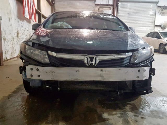 2HGFB2F91CH316613 - 2012 HONDA CIVIC EXL GRAY photo 9