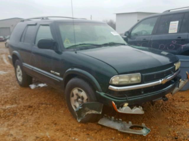 1GNDT13X03K152531 - 2003 CHEVROLET BLAZER GREEN photo 1