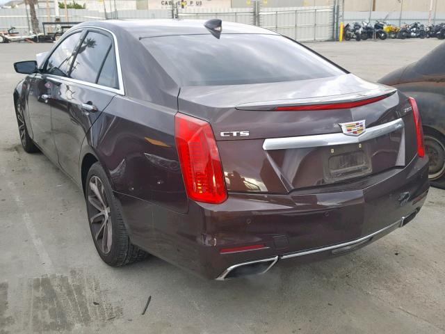 1G6AR5SX6G0133022 - 2016 CADILLAC CTS LUXURY BROWN photo 3