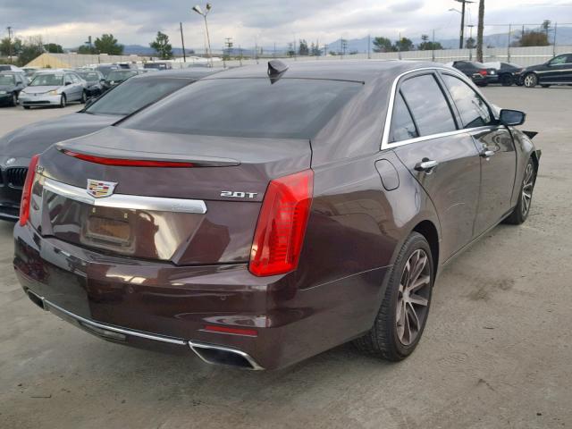 1G6AR5SX6G0133022 - 2016 CADILLAC CTS LUXURY BROWN photo 4