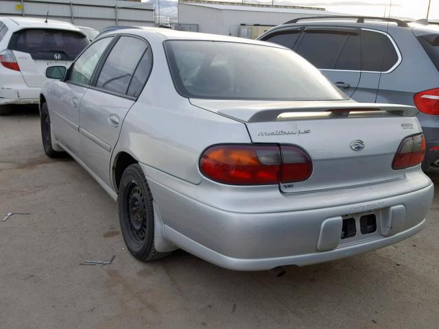 1G1NE52J616220552 - 2001 CHEVROLET MALIBU LS SILVER photo 3