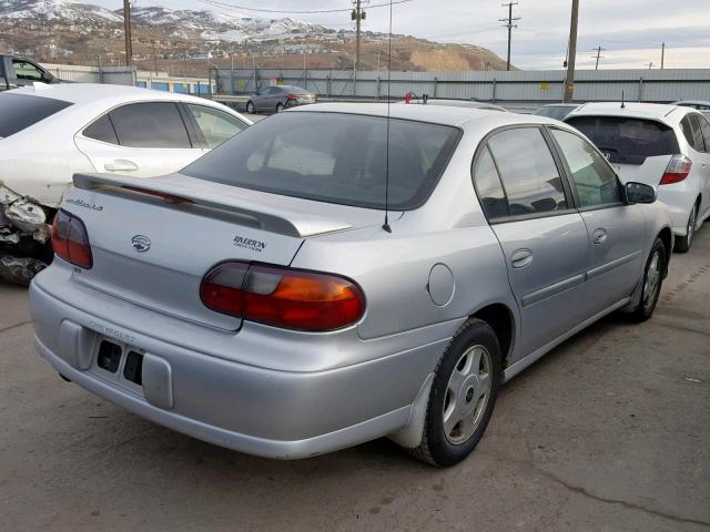 1G1NE52J616220552 - 2001 CHEVROLET MALIBU LS SILVER photo 4