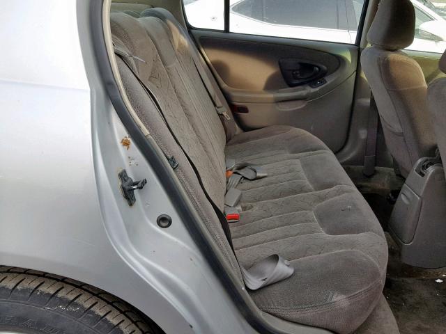 1G1NE52J616220552 - 2001 CHEVROLET MALIBU LS SILVER photo 6