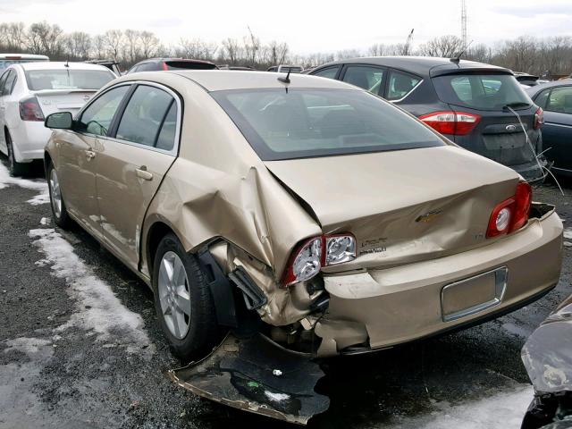 1G1ZG57B38F236943 - 2008 CHEVROLET MALIBU LS BEIGE photo 3