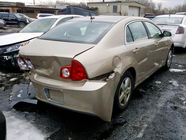 1G1ZG57B38F236943 - 2008 CHEVROLET MALIBU LS BEIGE photo 4