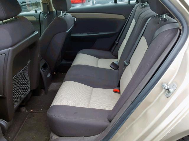 1G1ZG57B38F236943 - 2008 CHEVROLET MALIBU LS BEIGE photo 6