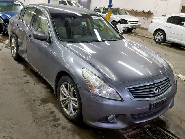 JN1CV6AR9AM452329 - 2010 INFINITI G37 GRAY photo 1