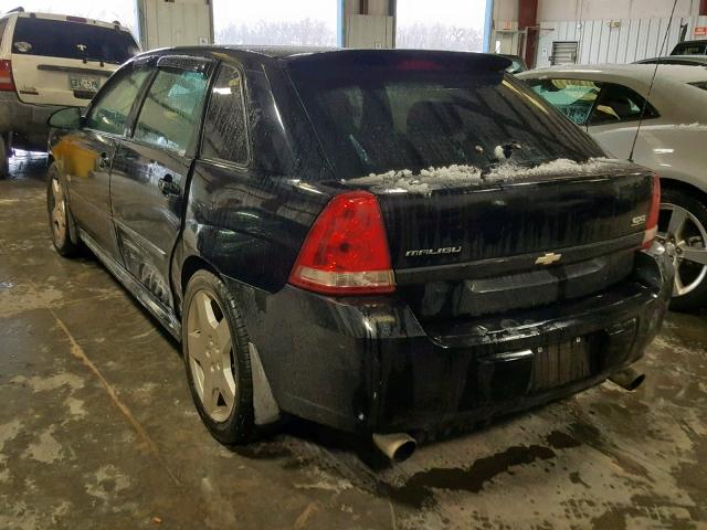 1G1ZW67117F165689 - 2007 CHEVROLET MALIBU MAX 黑色 照片 3