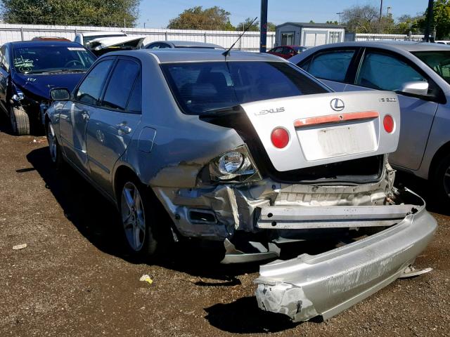 JTHBD182610002778 - 2001 LEXUS IS 300 SILVER photo 3