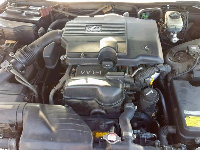 JTHBD182610002778 - 2001 LEXUS IS 300 SILVER photo 7