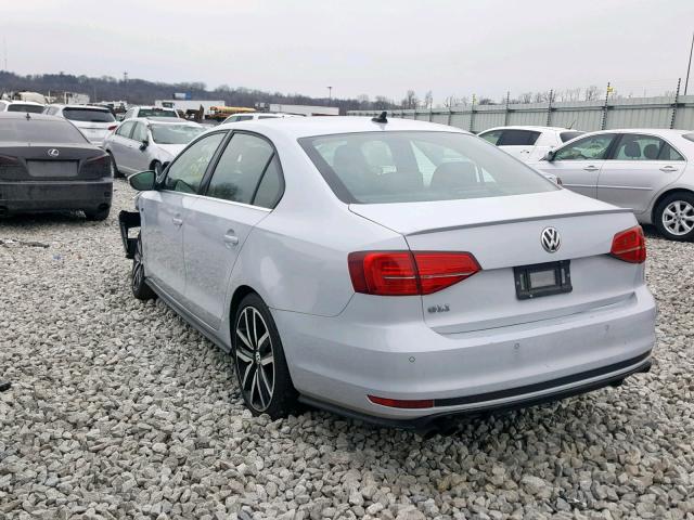 3VW4T7AJ4JM208760 - 2018 VOLKSWAGEN JETTA GLI SILVER photo 3