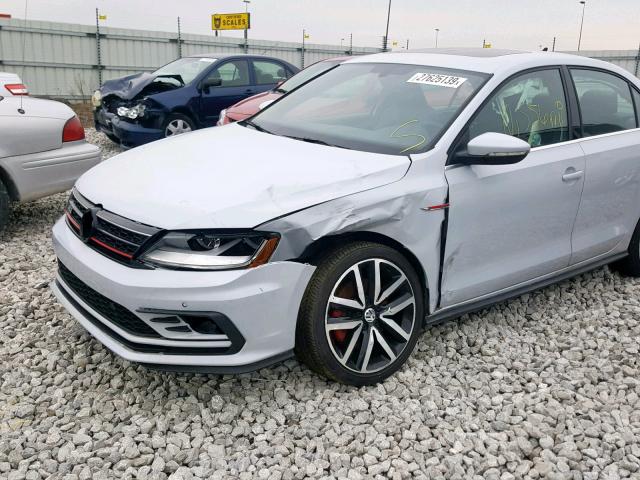 3VW4T7AJ4JM208760 - 2018 VOLKSWAGEN JETTA GLI SILVER photo 9