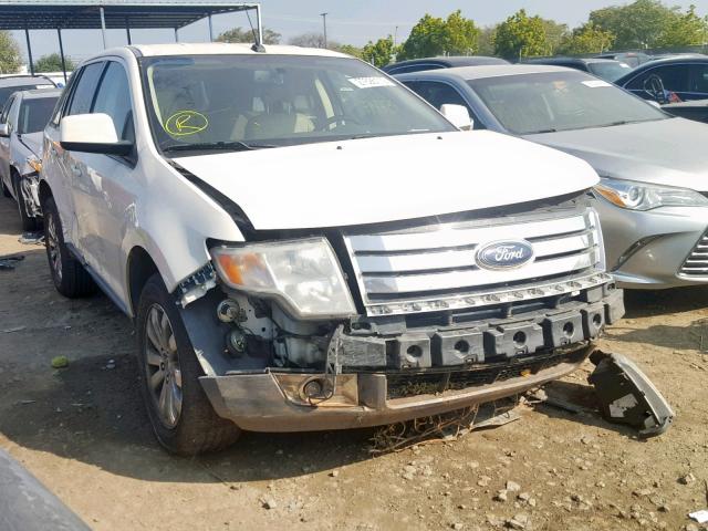 2FMDK38C58BA95656 - 2008 FORD EDGE SEL WHITE photo 1