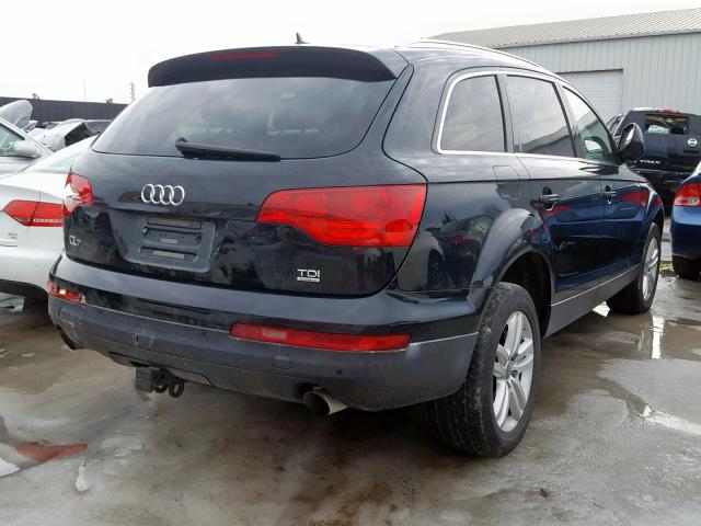 WA1AM64L89D035806 - 2009 AUDI Q7 TDI BLACK photo 4