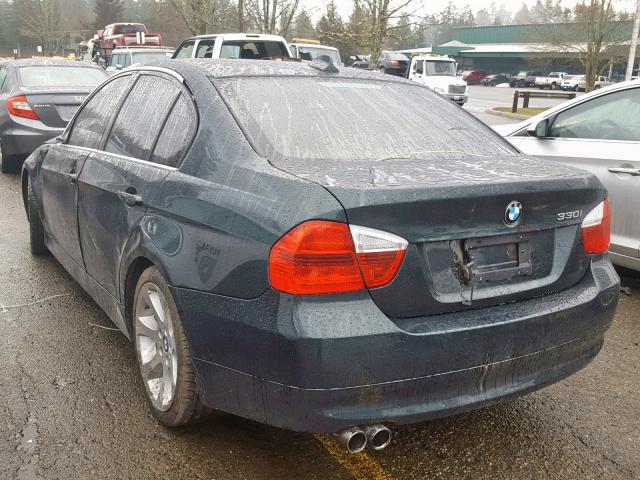 WBAVB33566PS12875 - 2006 BMW 330 I GREEN photo 3