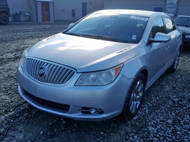 1G4GC5EG2AF171500 - 2010 BUICK LACROSSE C SILVER photo 2