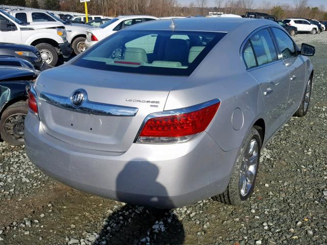 1G4GC5EG2AF171500 - 2010 BUICK LACROSSE C SILVER photo 4