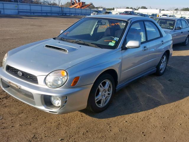 JF1GD29612G522433 - 2002 SUBARU IMPREZA WR SILVER photo 2