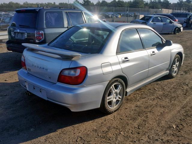 JF1GD29612G522433 - 2002 SUBARU IMPREZA WR SILVER photo 4