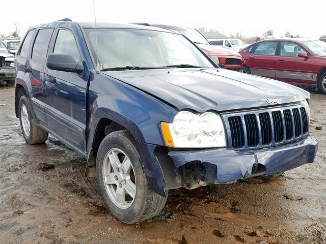 1J4GR48K35C529265 - 2005 JEEP GRAND CHER BLUE photo 1