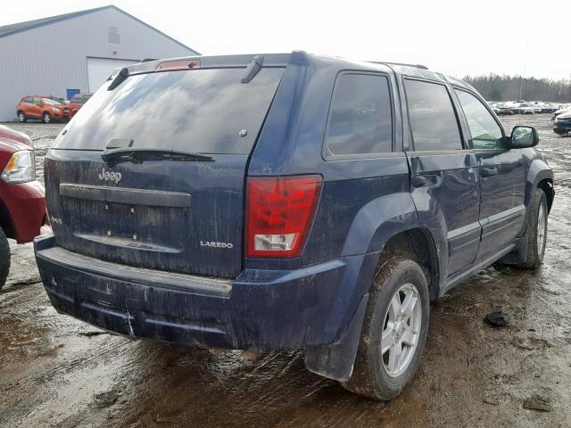 1J4GR48K35C529265 - 2005 JEEP GRAND CHER BLUE photo 4