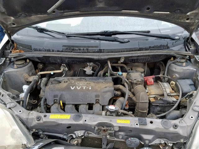 JTKKT604240045493 - 2004 TOYOTA SCION XA GRAY photo 7