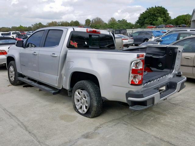 1GCGSCE31G1217235 - 2016 CHEVROLET COLORADO L SILVER photo 3