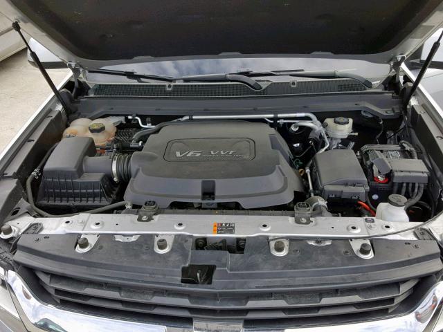 1GCGSCE31G1217235 - 2016 CHEVROLET COLORADO L SILVER photo 7