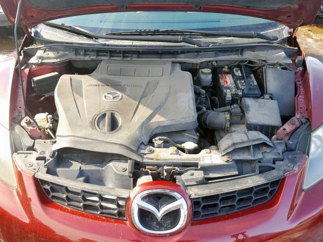 JM3ER293670133724 - 2007 MAZDA CX-7 RED photo 7