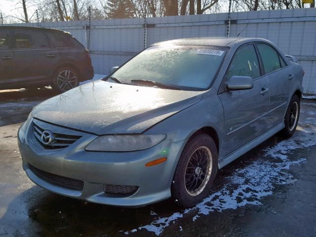 1YVHP80D055M29501 - 2005 MAZDA 6 S GRAY photo 2