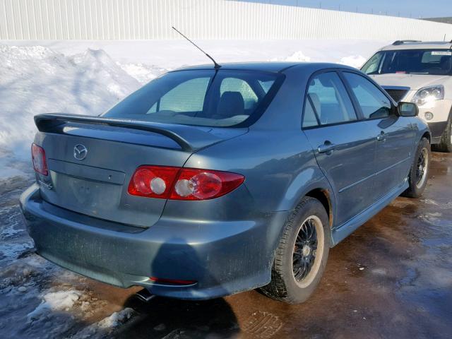 1YVHP80D055M29501 - 2005 MAZDA 6 S GRAY photo 4