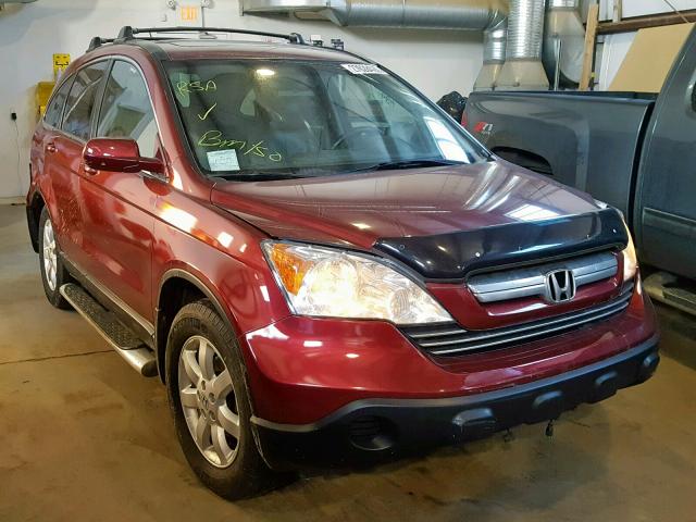 5J6RE48797L813597 - 2007 HONDA CR-V EXL RED photo 1