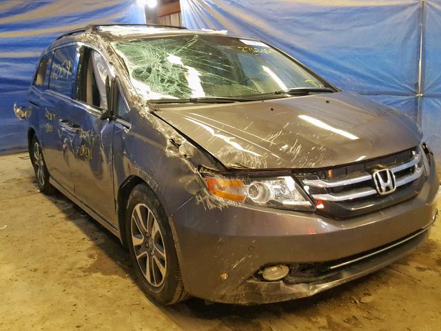 5FNRL5H94GB153779 - 2016 HONDA ODYSSEY TO GRAY photo 1