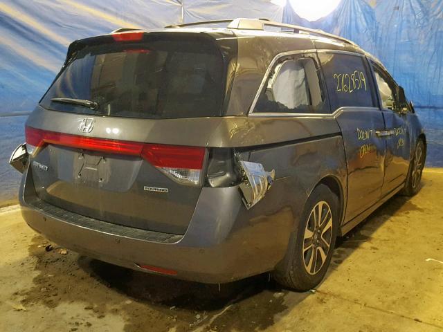 5FNRL5H94GB153779 - 2016 HONDA ODYSSEY TO GRAY photo 4