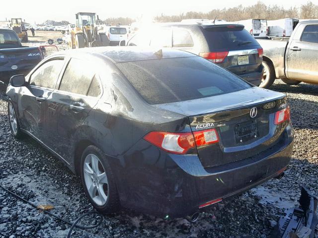 JH4CU2F67AC002321 - 2010 ACURA TSX BLACK photo 3