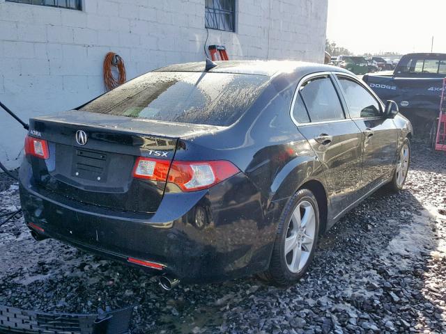 JH4CU2F67AC002321 - 2010 ACURA TSX BLACK photo 4