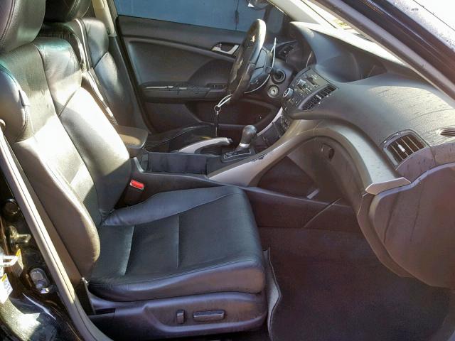 JH4CU2F67AC002321 - 2010 ACURA TSX BLACK photo 5