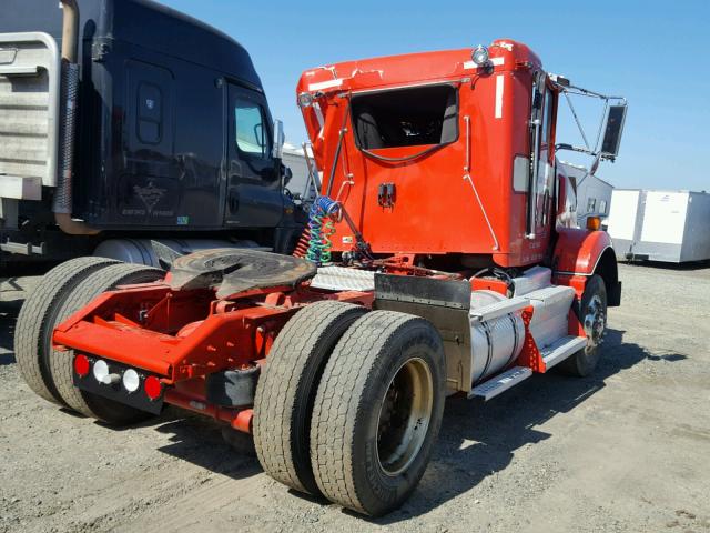 1XKDAP8X4EJ399638 - 2014 KENWORTH CONSTRUCTI RED photo 4