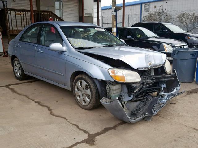 KNAFE121775434983 - 2007 KIA SPECTRA EX BLUE photo 1