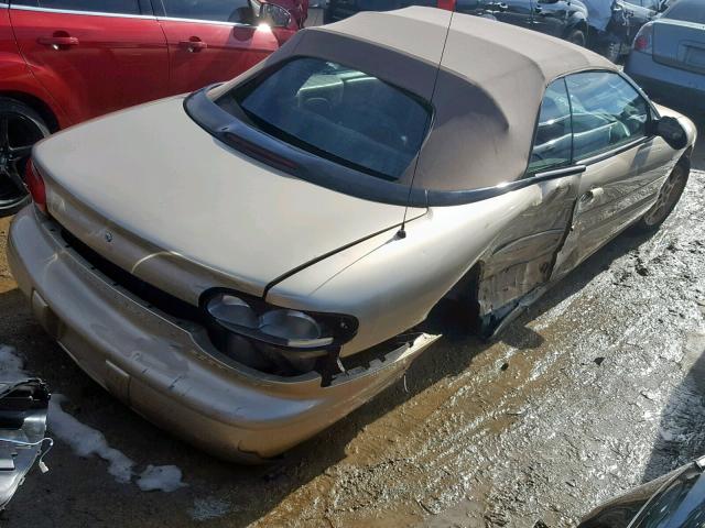 3C3EL55H4YT201802 - 2000 CHRYSLER SEBRING JX GOLD photo 4