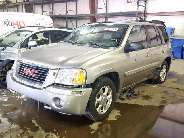 1GKDT13S732100802 - 2003 GMC ENVOY TAN photo 2