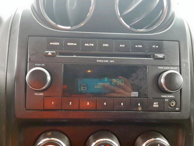 1J4NT4FA4AD659286 - 2010 JEEP COMPASS SP მწვანე ფოტო 9