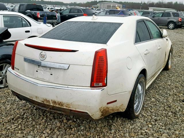 1G6DE5EY1B0170954 - 2011 CADILLAC CTS LUXURY WHITE photo 4