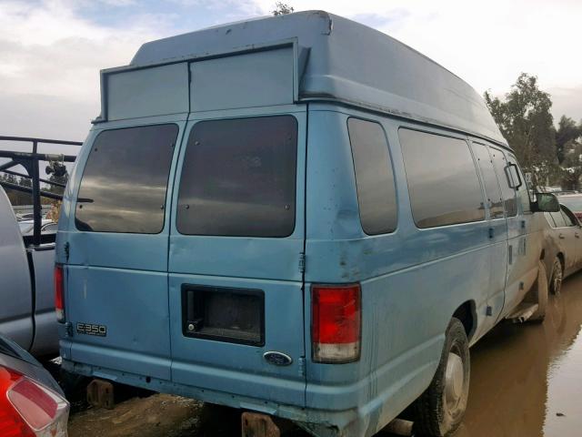 1FBSS31S21HA22819 - 2001 FORD ECONOLINE BLUE photo 4