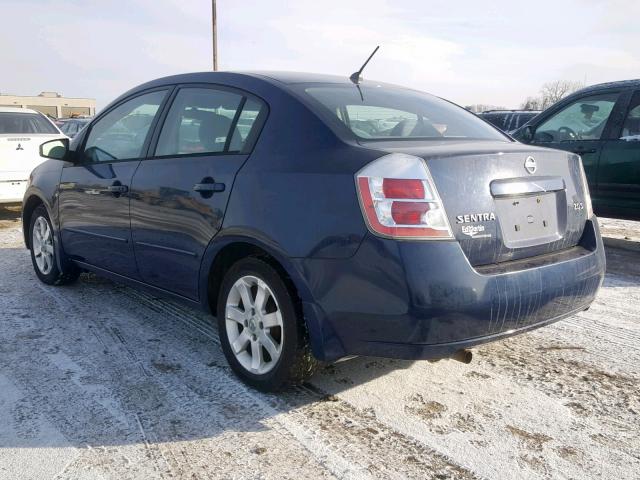 3N1AB61E17L647728 - 2007 NISSAN SENTRA 2.0 BLUE photo 3