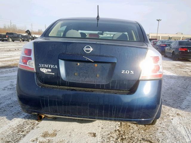 3N1AB61E17L647728 - 2007 NISSAN SENTRA 2.0 BLUE photo 9