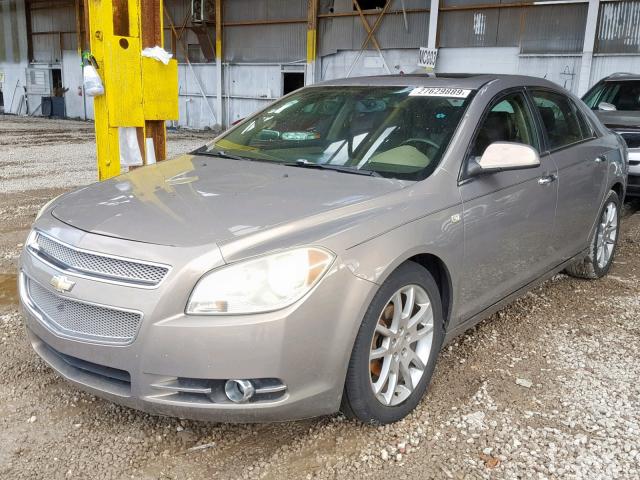 1G1ZK57718F221013 - 2008 CHEVROLET MALIBU LTZ ოქროსფერი ფოტო 2