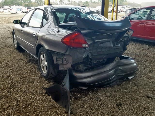 1FAFP55U33A108924 - 2003 FORD TAURUS SES CHARCOAL photo 3