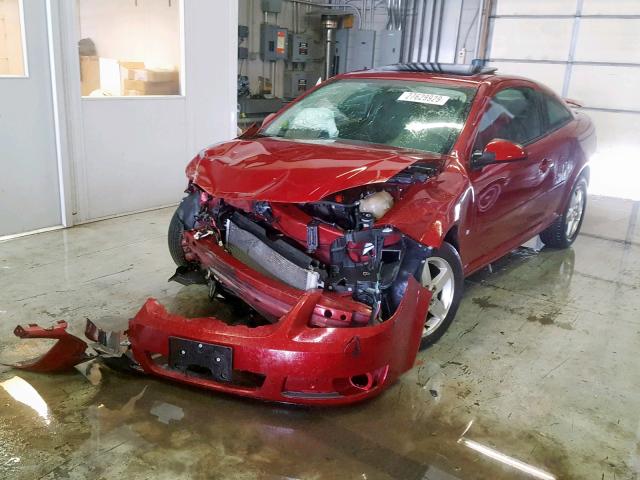 1G2AL15F977366124 - 2007 PONTIAC G5 MAROON photo 2
