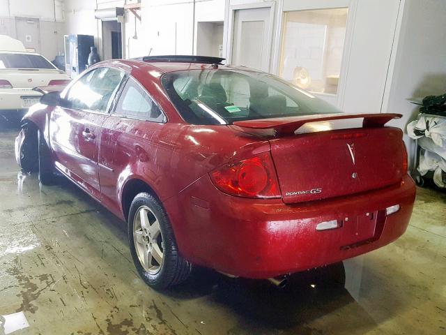 1G2AL15F977366124 - 2007 PONTIAC G5 MAROON photo 3